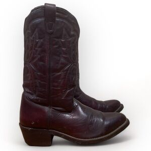 Double H Men's Size 8.5 EEE, 12 Inch Cowboy Western Leather Boots